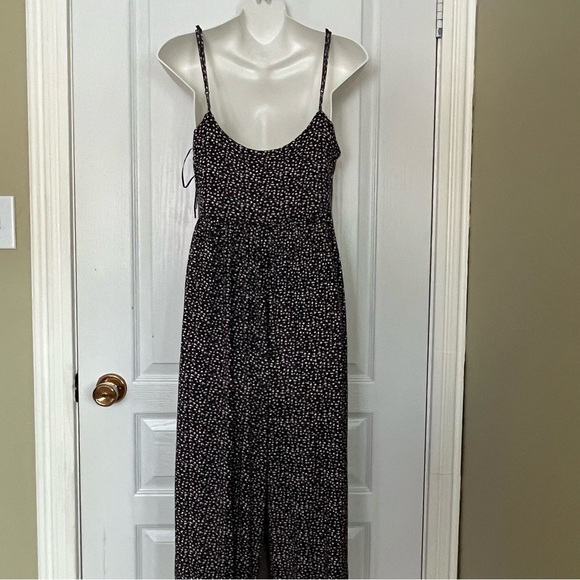 Black and White Spotted Jumpsuit - Picture 3 of 8